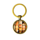 Books Cabochon Keychains | Bibliophile Librarian Gifts [Available in Round or Square]