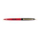 Boss Lady Two-Tone Refillable Pen in Cherry Red and Black