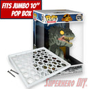 Box Floating Shelf for Jumbo 10" Funko Pops |Fits 10 inch 8.35W X 8.35D Jumbo Pop boxes
