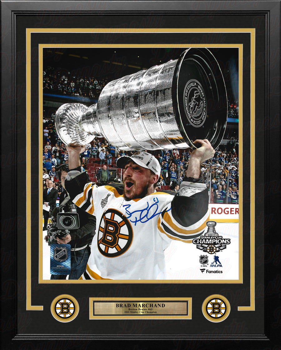 Brad Marchand 2011 Stanley Cup Boston Bruins Autographed 11