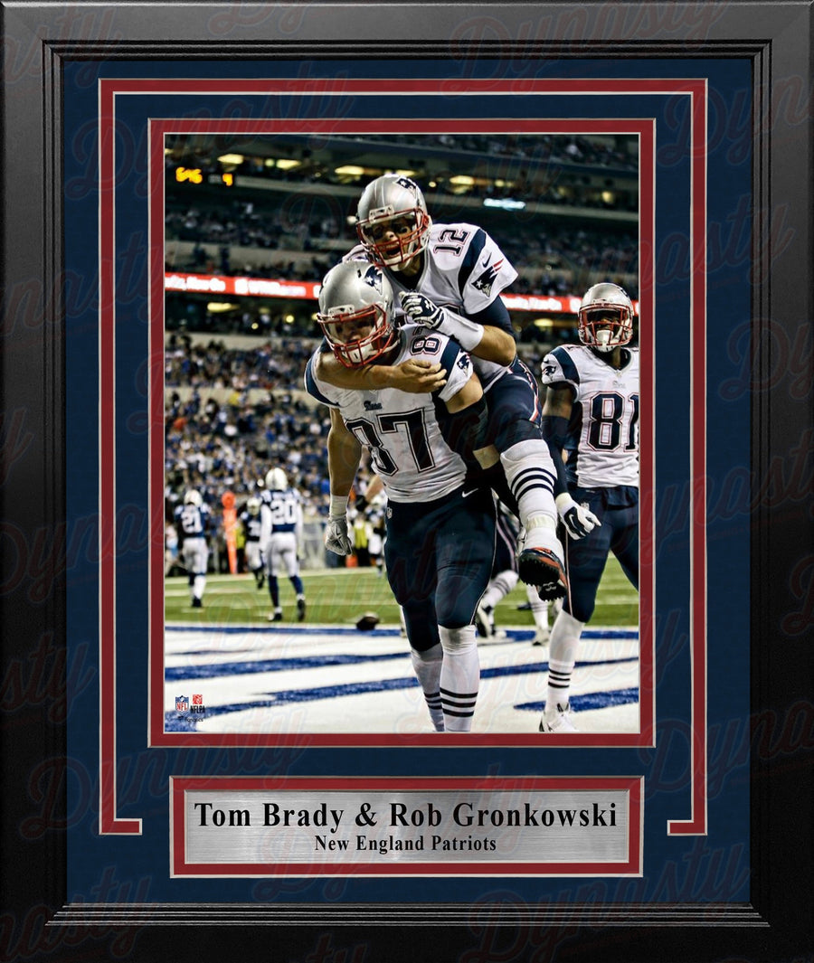 Tom Brady & Rob Gronkowski New England Patriots 8
