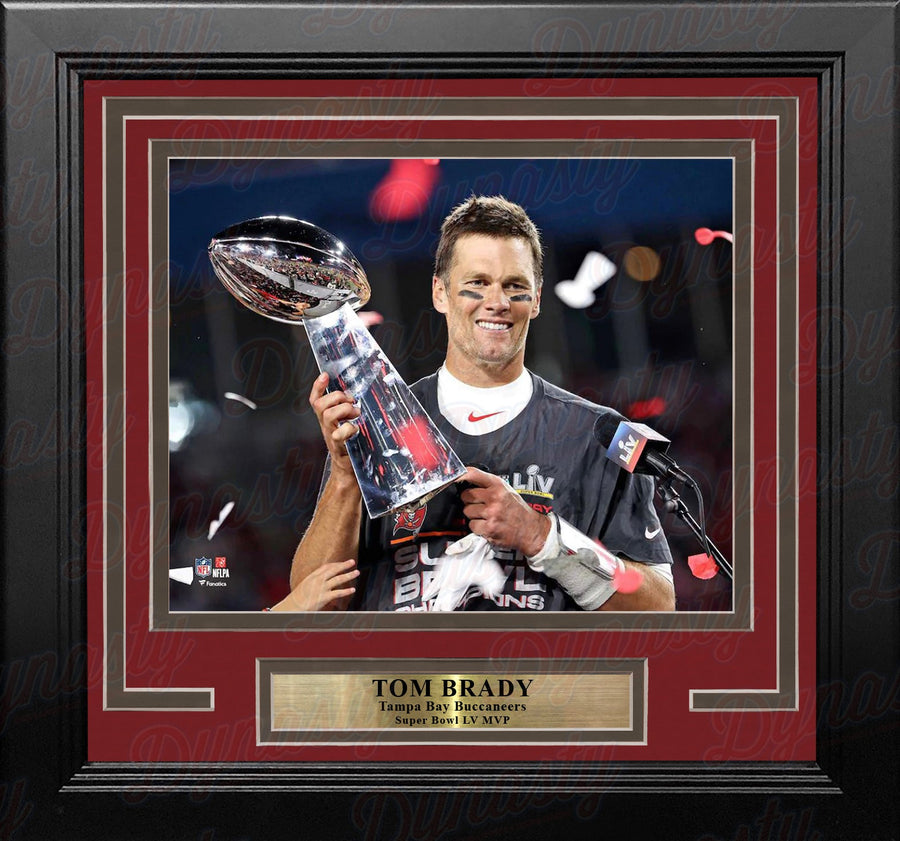 Tom Brady Super Bowl Champions Lombardi Trophy Tampa Bay Buccaneers 8