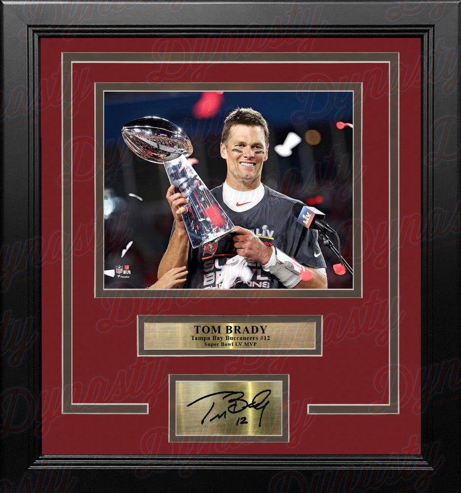 Tom Brady Super Bowl Champions Lombardi Trophy Tampa Bay Buccaneers 8
