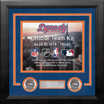Denver Broncos Throwback Custom NFL Football 8x10 Picture Frame Kit (Multiple Colors)