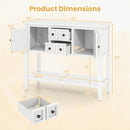 Buffet Sideboard Cabinet with 2 Doors and 2 Drawers
