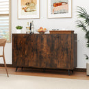 Buffet Sideboard Mid Century Modern Storage Cabinet with Adjustable Shelves
