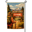 Bullsh-t Levels Extreme Today Garden Flag