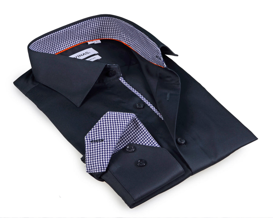 Button-Up  Shirt // -  Contemporary Fit - Contrast trimming - final sale