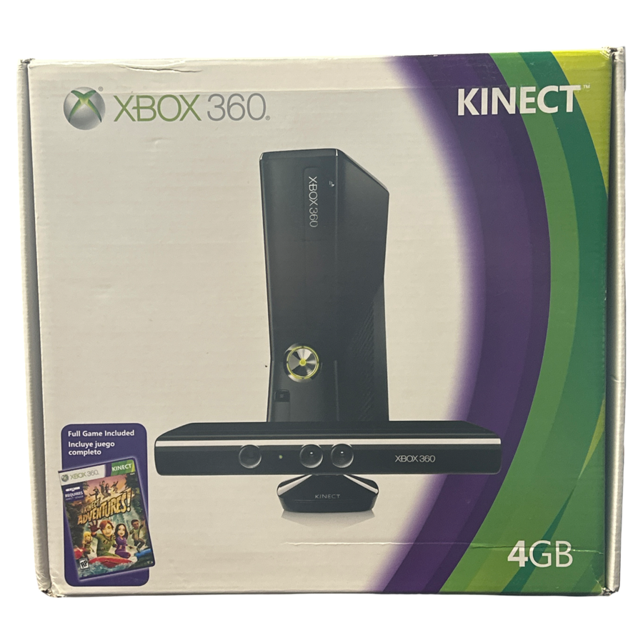 Xbox 360 Slim Console 4GB Kinect Bundle - Xbox 360