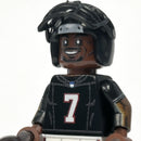 #7 RB Atlanta Football Player Minifig made using LEGO parts