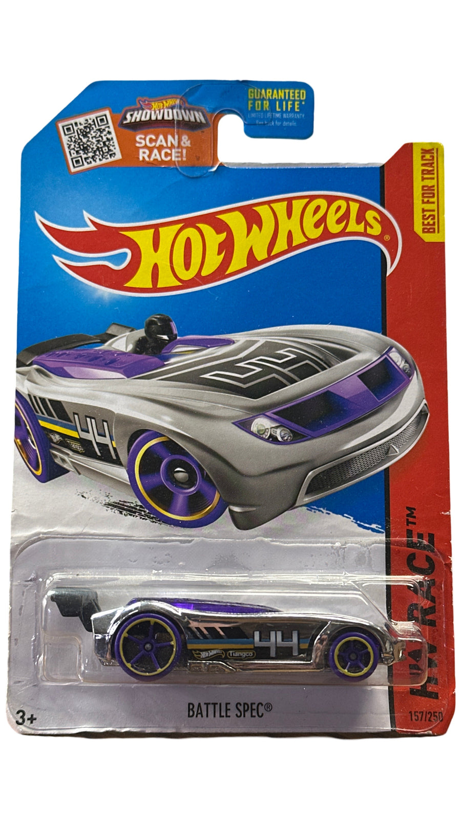 2015 Hot Wheels HW RACE Battle Spec (Chrome Version) 157/250