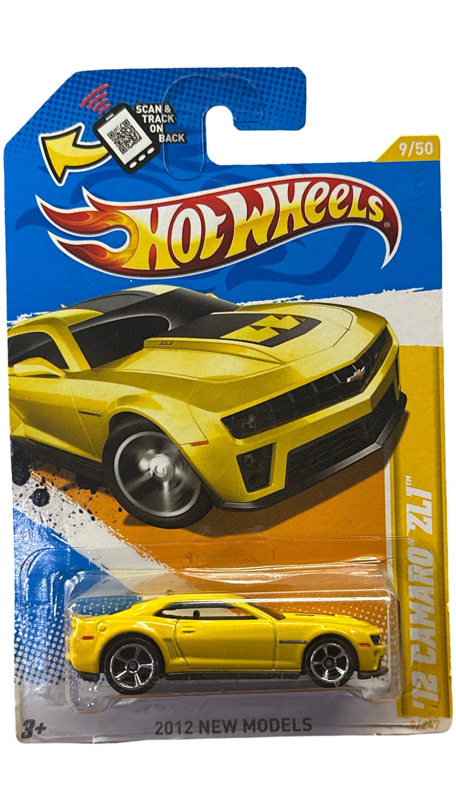 Hot Wheels 2012 New Models 9/50 Yellow 12 Camaro ZL1