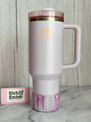 Laura’s Pretty Purple REMIX MACRAME Tumbler Boot