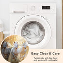 Personalized Round Unicorn Blanket | Custom Name | Three White Unicorns Golden Fantasy Throw Gift