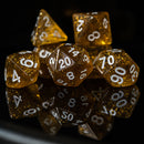 Champagne Acrylic Dice Set