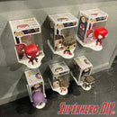 COMBO v2 FRONT Floating Shelf for Funko Pop Box and Pop! | Front-Facing Wall Display Shelf | For Soft Cases or Funko Box only | Screws included