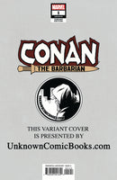 CONAN THE BARBARIAN #1 UNKNOWN COMIC BOOKS EXCLUSIVE VIRGIN CAMPBELL 1/2/2019