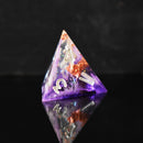 Crown of Madness Sharp-Edged Resin Dice Set