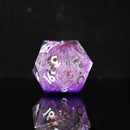 Crown of Madness Sharp-Edged Resin Dice Set