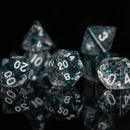 Crystal Beach Acrylic Dice Set