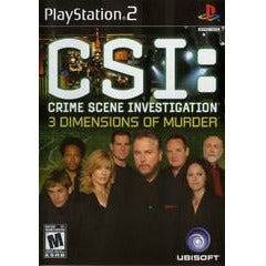 CSI 3 Dimensions Of Murder - PlayStation 2