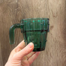 Cactus Glass Set of 6 | Stackable Cocktail Glass Giftable Drinkware Set