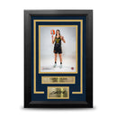 Caitlin Clark Number One Draft Pose Indiana Fever 8x10 Framed WNBA Photo with Engraved Autograph