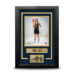 Caitlin Clark Number One Draft Pose Indiana Fever 8x10 Framed WNBA Photo with Engraved Autograph