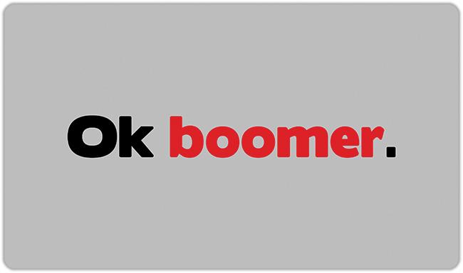 Ok Boomer Playmat
