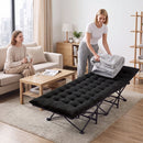 Camping Cot for Adults with Padded Mat and Carrying Bag