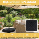 Cantilever Offset Umbrella Base with Wheels for Backyard Poolside