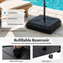 Cantilever Offset Umbrella Base with Wheels for Backyard Poolside