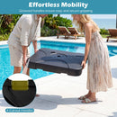 Cantilever Patio Umbrella Base 242 LBS Water and Sand Fillable Weighted Stand