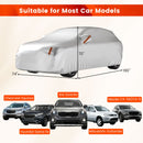 Car Cover for Automobiles 190 Inch Rain Sun UV Protection Universal Fit SUV Chevrolet Hyundai Kia Mazda