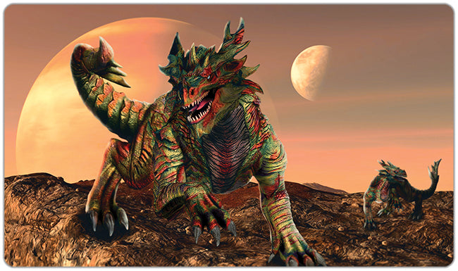 Monsters Of An Alien Planet Playmat