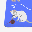 Cute Tabbies Playmat