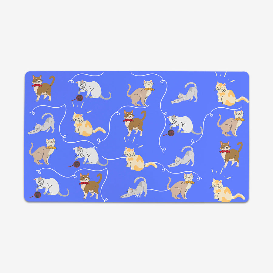 Cute Tabbies Playmat
