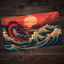 Red Wave Playmat