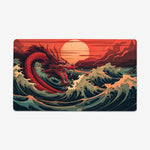 Red Wave Playmat
