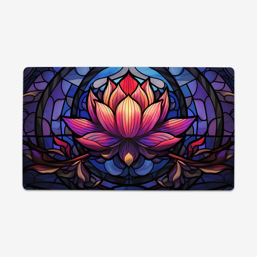 Stained Glass Lotus Playmat