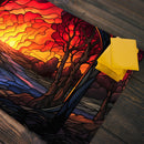 Stained Glass Wildfire Playmat