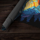 Stained Glass Wolf Playmat