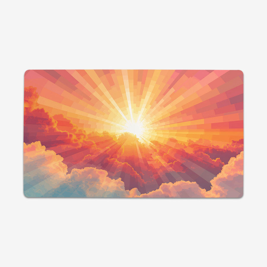 Sunrise Through The Clouds Playmat