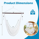 Caribbean Hammock Chair with Metal Spreader Bar - Beige