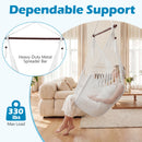 Caribbean Hammock Chair with Metal Spreader Bar - Beige