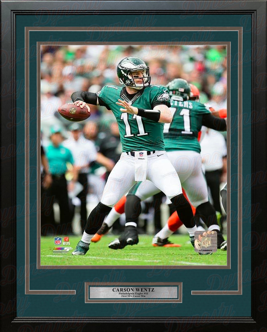 Carson Wentz First Career Win Philadelphia Eagles 16