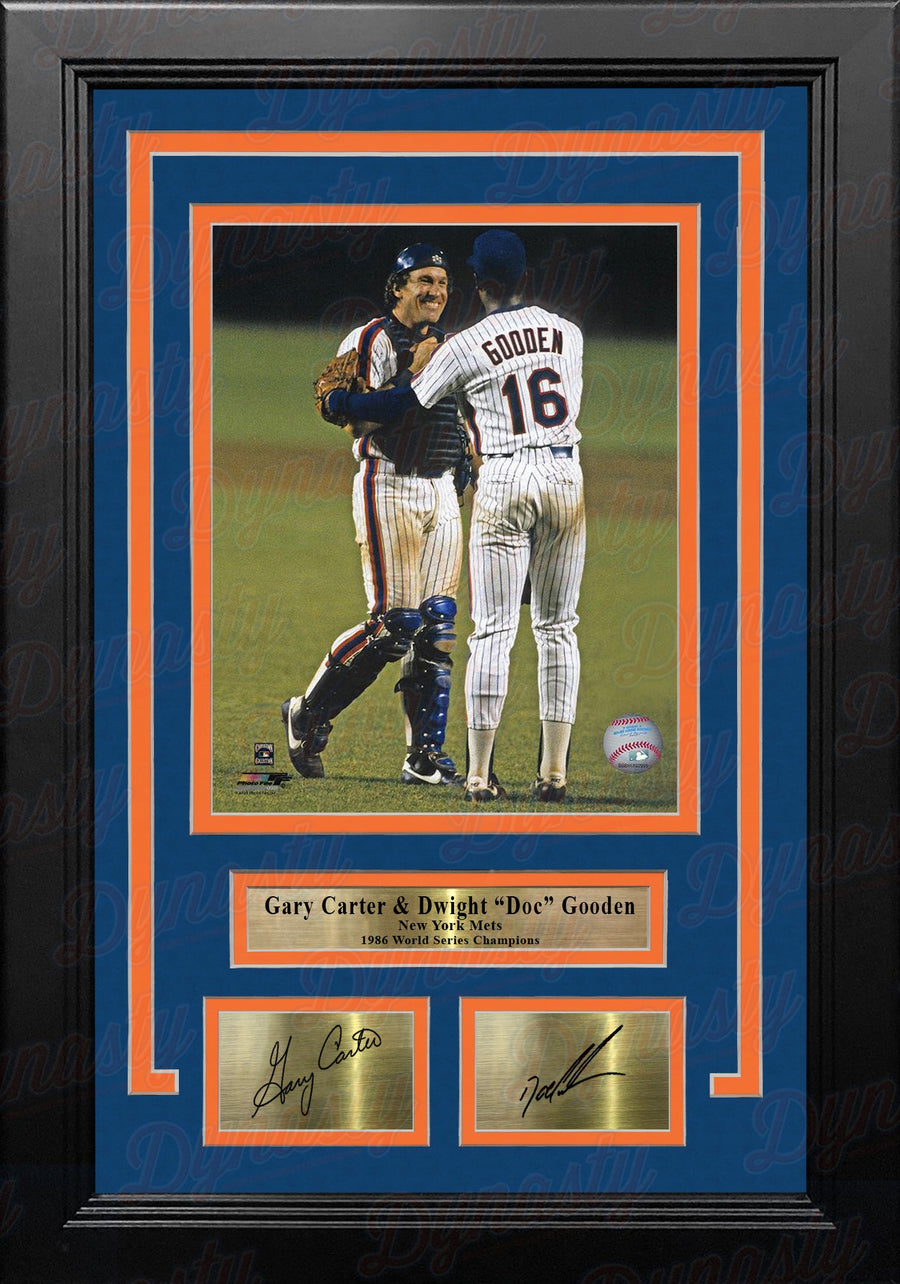 Gary Carter & Dwight Gooden New York Mets 8