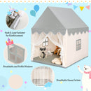 Kids Large Play Castle Fairy Tent with Mat
