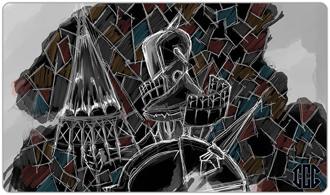 Dingirsu Through The Stained Glass Playmat