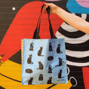 Cat Lover Market Tote Bag | 15.50" x 15.25" x 6"